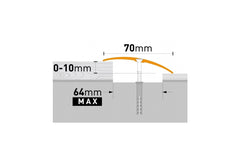 70 MM X 930 MM & 1860 MM Length, Aluminium Anodised door threshold - PR10