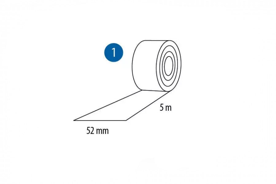 50mm PVC self adhesive flexible skirting strip wood finish