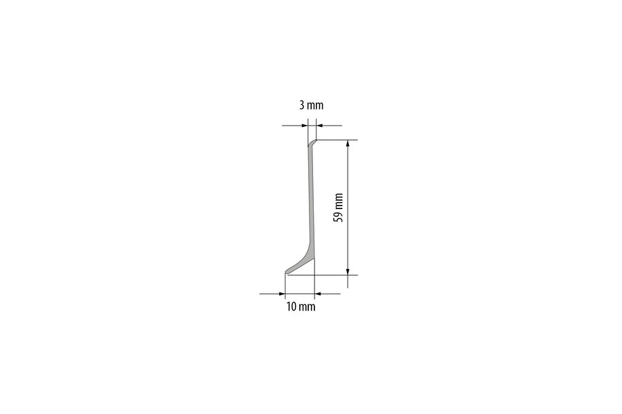 high quality aluminium wall trim silver waterproof scratch resistant