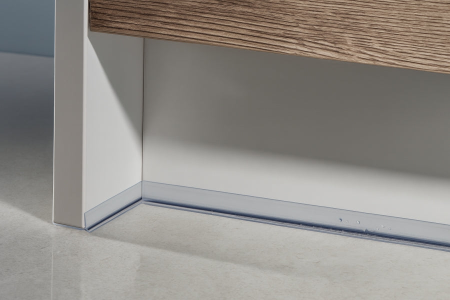 transparent PVC plinth sealing strip 1m length