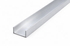 natural aluminium u moulding for DIY project