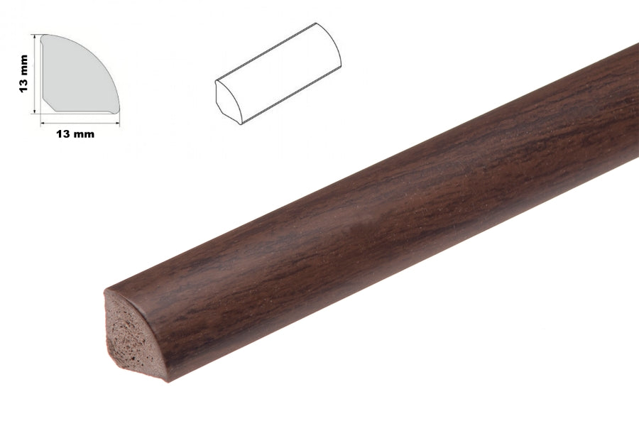 uPVC 13mm scotia edging for walls and floors 13mm quadrant trim 
