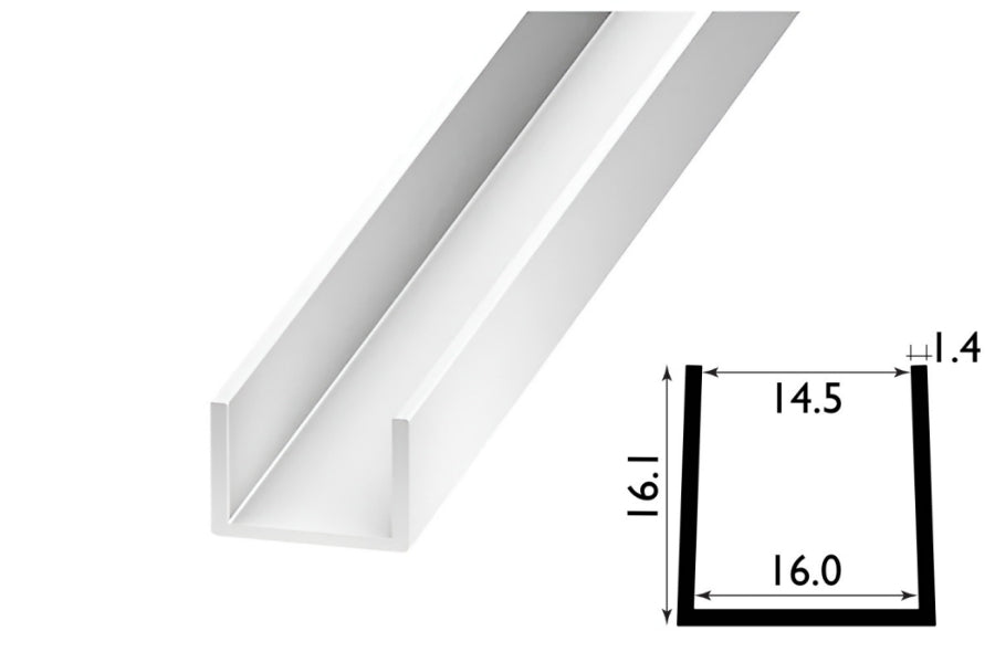 durable plastic U channel trim for furniture
