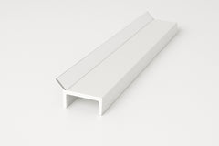 2.5m white PVC kickboard trim 18mm