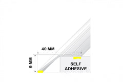 Self-Adhesive Aluminium ramp door threshold strip -900 MM Length - Door Floor Bar 