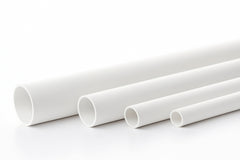Plastic round pipe tube – white 39.37 inch size