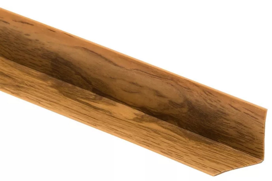 quick fit flexible PVC skirting strip self adhesive wood finish