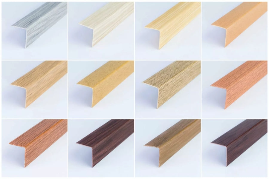 Wood Effect PVC Corner Angle Trim- 2.5 metres